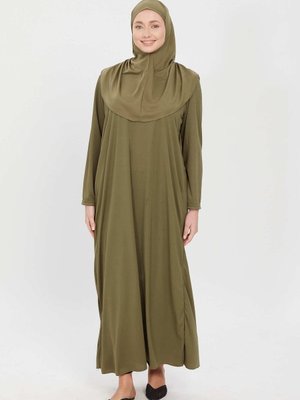 Tek Parça Namaz Elbisesi Boydan Giymeli Tek Parça Namaz Elbisesi Boydan Giymeli