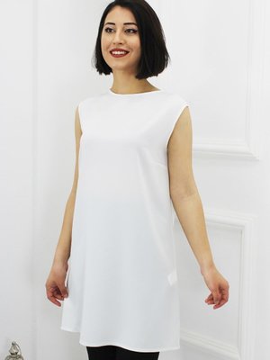 Kolsuz Şifon Tunik Içlik