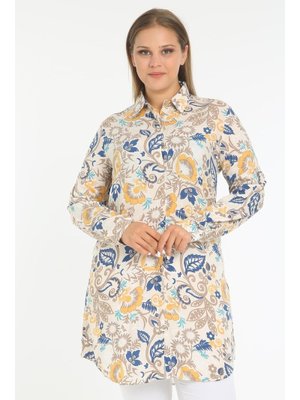 Pamuk Kumaş Desen Desenli Tunik