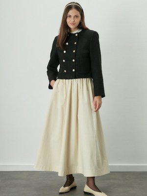 Cepli Tüvit Ceket Siyah