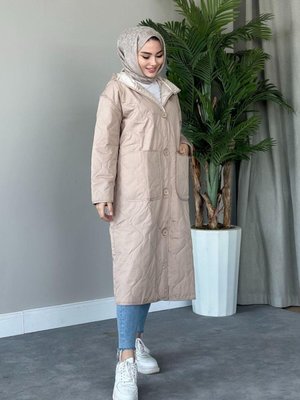 Kapitone Desenli Mont Bej Kapitone Desenli Mont Bej