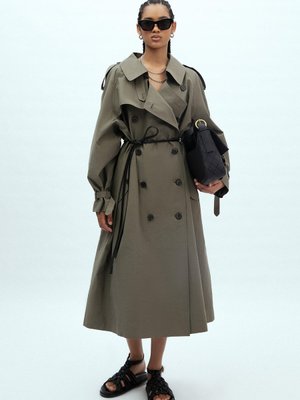 Kopenhag Oversıze Trençkot Haki Kopenhag Oversıze Trençkot Haki