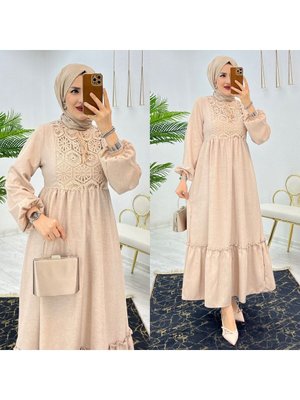 Dantel Detaylı Elbise Dantel Detaylı Elbise