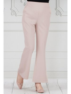 Bej İspanyol Paça Pantolon