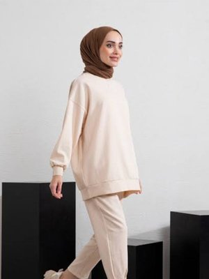 Scuba Kumaş Eşofman Takımı Bisiklet Yaka