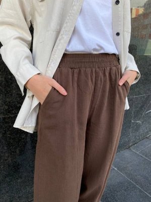 İnce Gabardin Şalvar Pantolon