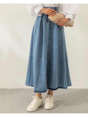 Kadın Tarz Jeans Cepli Kot Etek