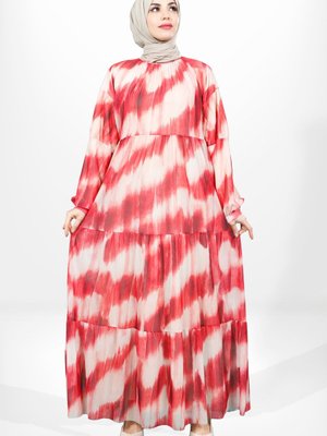 Kırmızı Tül Elbise Kırmızı Tül Elbise