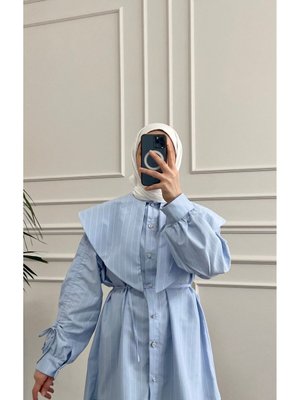 Butik Emimoza Tasarım Gömlek Mavi