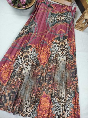 Hebun Kumaş Pliseli Etek