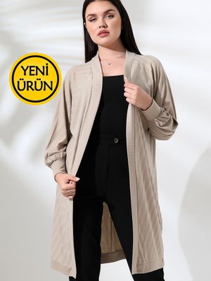 Yumuşak Dokulu Esnek Penye Geniş Reglan Yarasa Kol Rahat Kesim Uzun & Hırka Yumuşak Dokulu Esnek Penye Geniş Reglan Yarasa Kol Rahat Kesim Uzun & Hırka