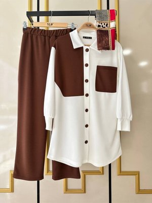 Tek Cepli Gömlek Pantolon Takım Tek Cepli Gömlek Pantolon Takım