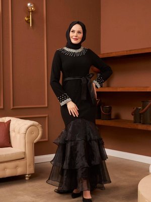 Tuğba Abiye Elbise Siyah Tuğba Abiye Elbise Siyah