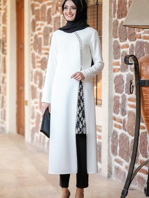 Abiye Sahra İkili Takım Ekru Abiye Sahra İkili Takım Ekru