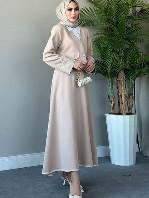 Avşin Etekli Takım Bej