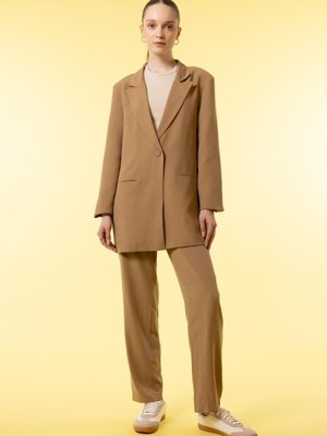 Harem Baskılı Keten Karışımlı Pantolon A0034ax23sm