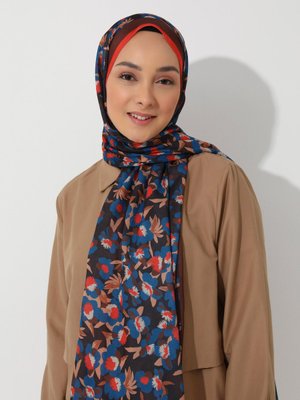 Vintage Özel Tasarım Pamuksu Şal Cok Renkli