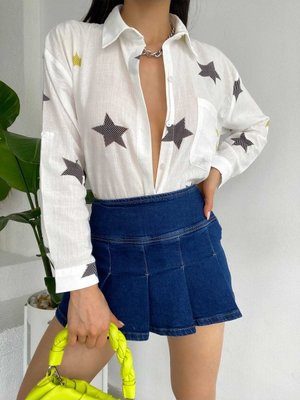 Yıldız Baskılı, Ceplı Gömlek