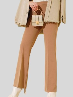 Camel İspanyol Paça Pantolon