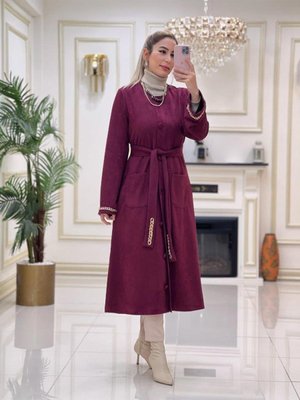 Süet Yarım Pardesü Kap Giçık Mevsimlik Kışlık Torba Cep Spor Model