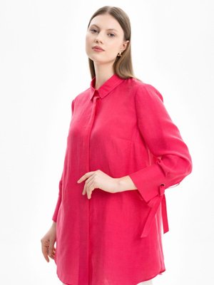 Kuşgözlü Keten Gömlek Tunik