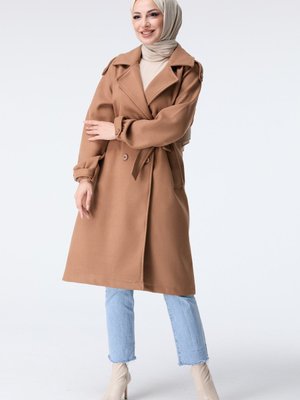 Taba Kemerli Kaşe Kaban Taba Kemerli Kaşe Kaban