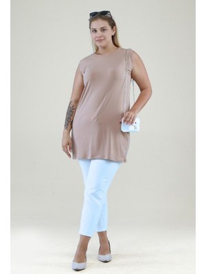 Taba Kadin Tesettur Sıfır Kol Kurtarıcı Kolsuz Tunik