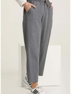 Cepli Bol Paça Kot Pantolon Gri Cepli Bol Paça Kot Pantolon Gri