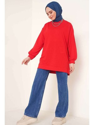 Kırmızı Tunik Sweat Kırmızı Tunik Sweat