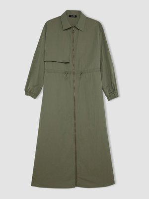 Yaka Paraşüt Uzun Kollu Gömlek Elbise C0372ax24sp