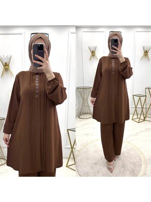 Taş Detaylı İkili Takım