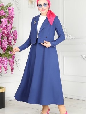 İndigo Ceketli Takım İndigo Ceketli Takım