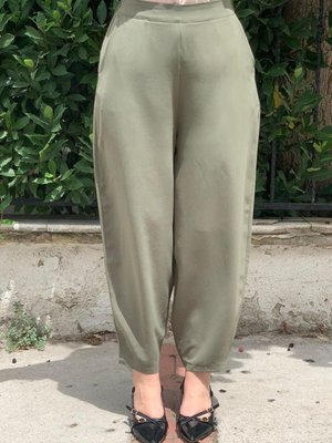 Haki Cepli Şalvar Pantolon Haki Cepli Şalvar Pantolon