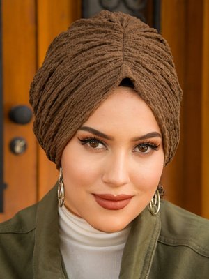 Açık Kahve Tokalı Bone