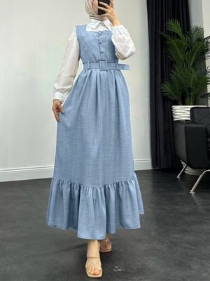 Top Düğmeli Gömlekli İkili Takım Jile