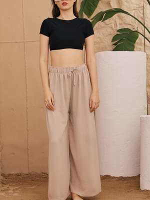 Yazlık Aerobin Bej Pantolon