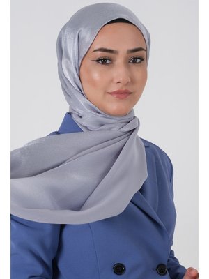Açık Gri Janjan Şal