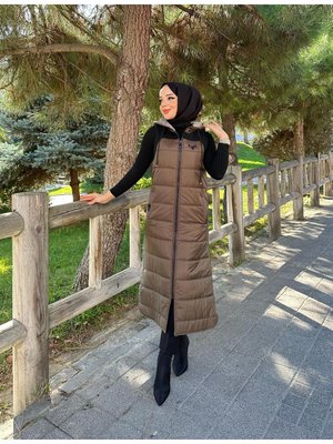 Kışlık Kapitone Şişme Elyaf Dolum Yelek Kışlık Kapitone Şişme Elyaf Dolum Yelek