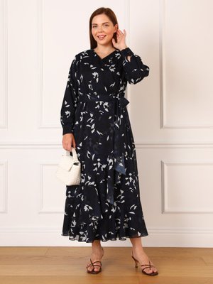 Lacivert Büyük Beden Elbise