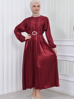 Mevlana Saten Abiye Elbise Mevlana Saten Abiye Elbise