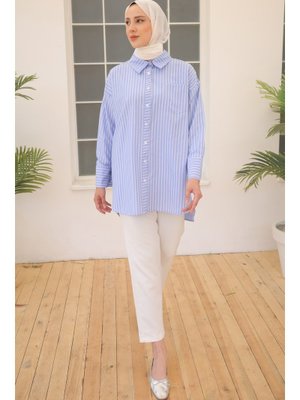 Mavi Çizgili Gömlek