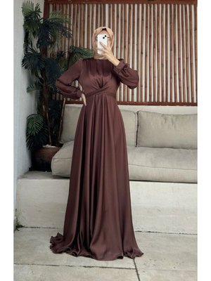 Çapraz Kuşaklı Abiye Elbise