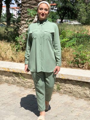 Mint Tensel Kot Takım Mint Tensel Kot Takım