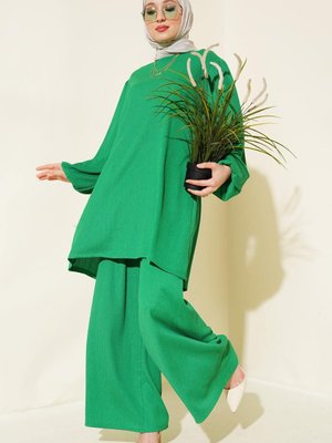Yeşil Tunik Pantolon Alt Üst Takım Yeşil Tunik Pantolon Alt Üst Takım