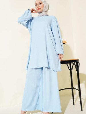 Mavi Tunik Pantolon Alt Üst Takım Mavi Tunik Pantolon Alt Üst Takım