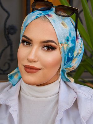 Mavi Çapraz Bantlı Bone