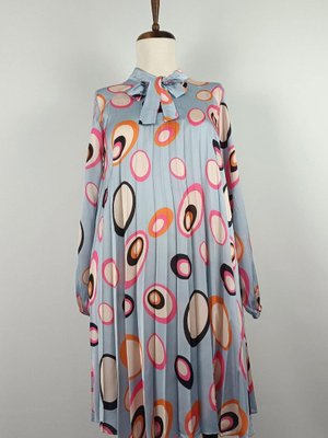 Puantiyeli Büyük Beden Saten Tunik Bebemavisi Puantiyeli Büyük Beden Saten Tunik Bebemavisi