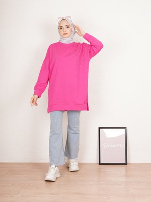 Taş Detaylı Sweat Taş Detaylı Sweat