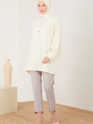 Önü Metal Düğmeli Gömlek Aytaşı