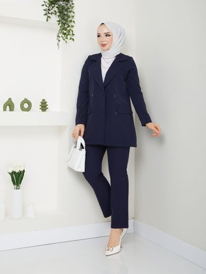 Ceketli Takım Lacivert